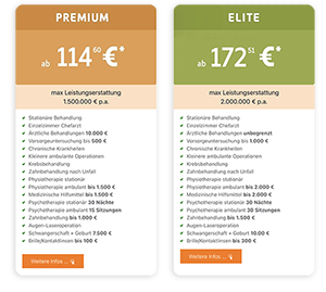 Unsere Premium Tarife